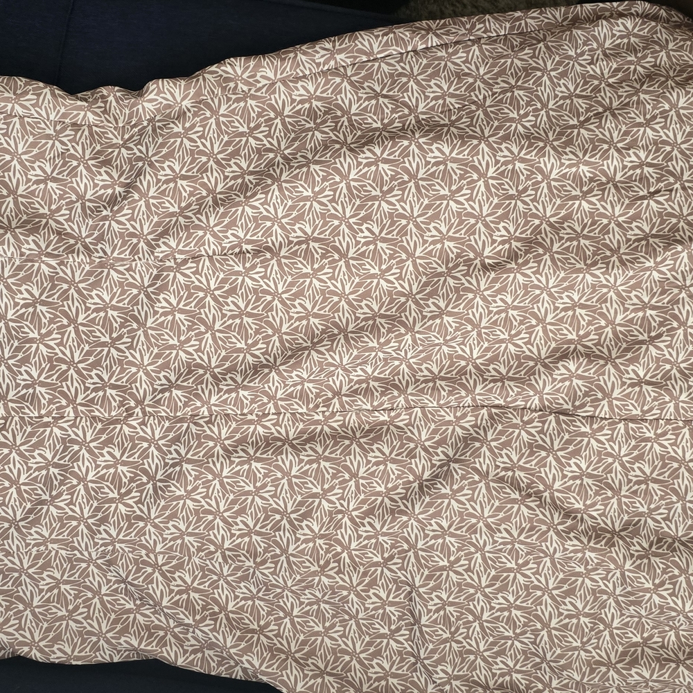 Elegant Tan Patterned Skirt